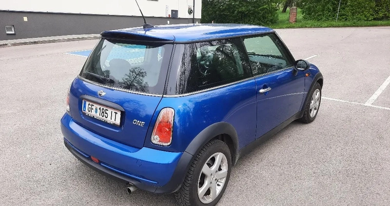 MINI ONE cena 14500 przebieg: 126000, rok produkcji 2006 z Resko małe 154